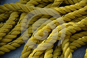 Yellow rope