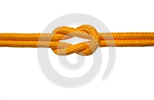 Yellow Rope with Reef Knot