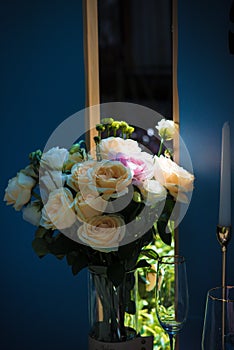 Yellow Roses with Wedding Atmosphere