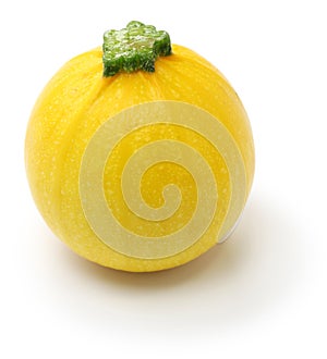 Yellow round zucchini