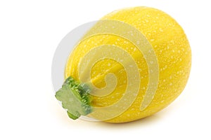 Yellow round zucchini ( Cucurbita pepo)