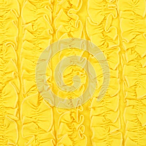 Yellow ruches background