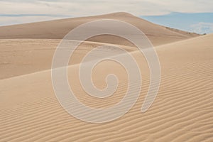 Yellow sand in the desert, Vietnam