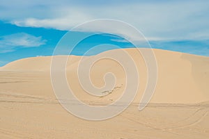 Yellow sand in the desert, Vietnam