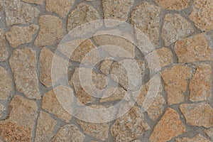 Yellow Sandstone Abstract Stone Rough Solid Pattern Floor Tile Surface Texture Wall Background Grunge Flooring Coarse