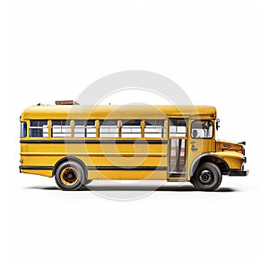 a yellow school bus