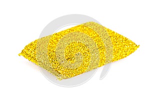 Yellow scouring sponge