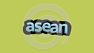 yellow screen animation video written ASEAN