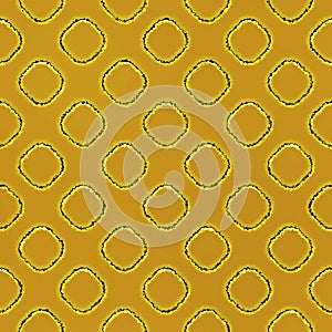 Yellow seamless pattern