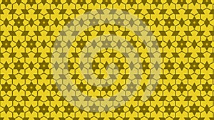 Yellow Seamless Star Pattern Background Illustrator