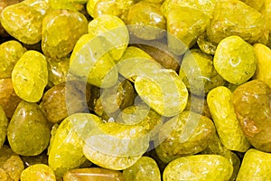 Yellow semiprecious stones photo