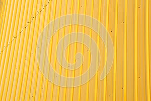 Yellow shiny iron plate