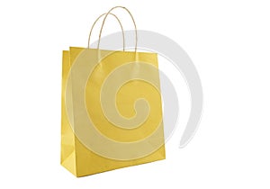 Yellow shopping bag