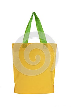 Yellow shopping bag