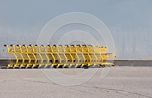 Yellow Shopping Carts