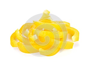 Yellow sliced pepper
