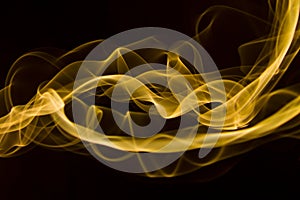 Yellow Smoke abstract