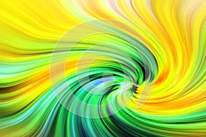 Yellow Soft abstract twirl background with fresh natural colors