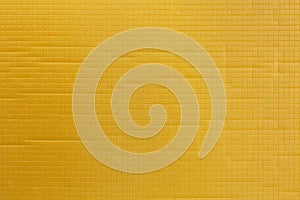 Yellow soft sport or yoga foam mat surface flat texture and background