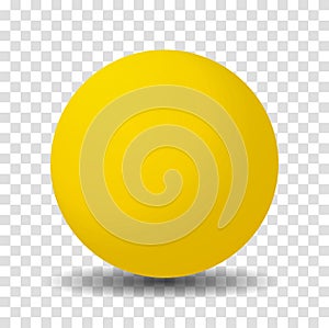 Yellow Sphere Ball
