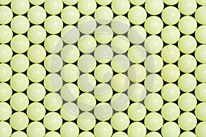 Yellow spheres background
