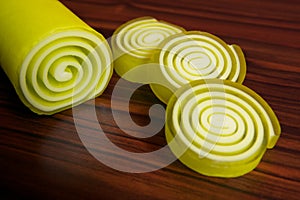 Yellow Spiral Shaped Soap