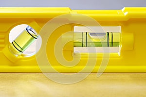 Yellow spirit level