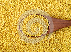 Yellow split mung dal, moong dal