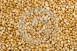 Yellow Split Pea Background