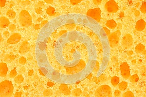 Yellow sponge texture background