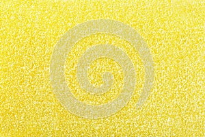 Yellow sponge texture of scouring pad