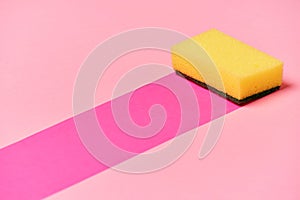 Sponge cleansing surface