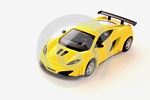 Yellow sport car