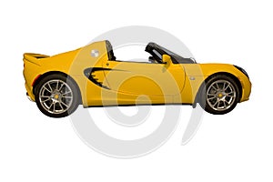 Yellow Sports Car