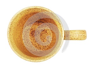 Yellow Spotted Coffee Mug