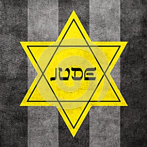 Yellow Star of David photo