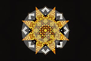 Yellow star illustration