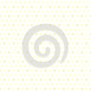 Yellow star pattern. Seamless vector
