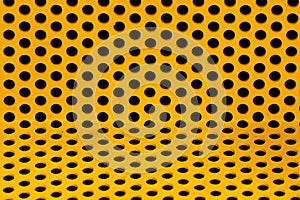 Yellow steel grid