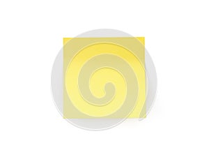 Yellow stick note