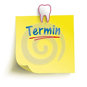 Yellow Stick Tooth Pin Termin