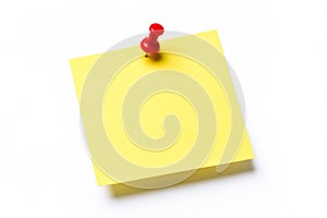 Yellow sticky note