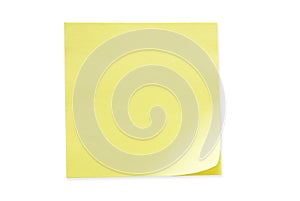 Yellow Sticky Note photo