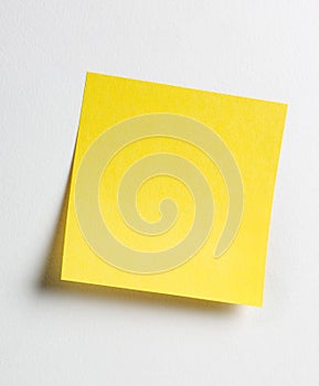 Yellow sticky note