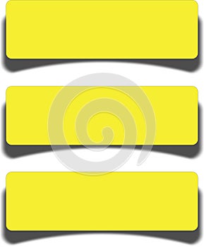 A yellow sticky note with a white background