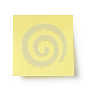 Yellow sticky notes on a white background