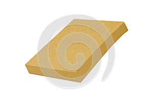 Yellow sticky post notes isolated