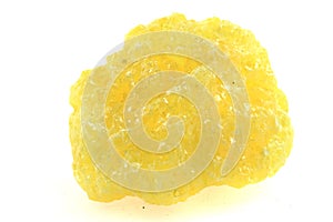 yellow sulphur mineral