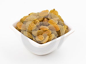 Yellow sultanas raisins