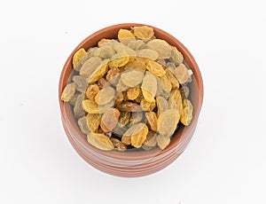 Yellow sultanas raisins